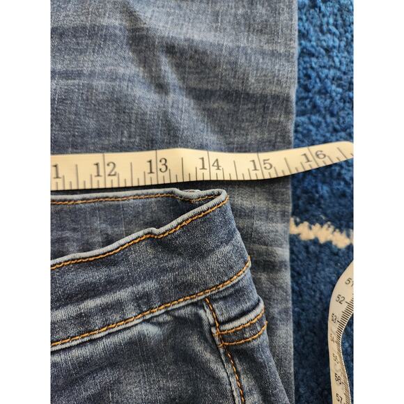 Driftwood Women's Embroidered Dark Wash Skinny Jeans 28 - Picture 4 of 11